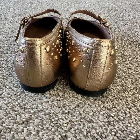 BIBI LOU Studded Mary Jane Flats Size 39 Anthropologie - Picture 9 of 13
